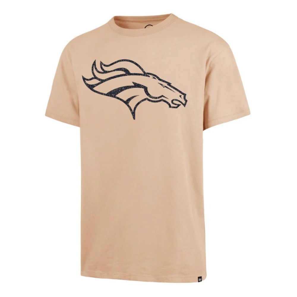 '47® (Men's MEDIUM) NFL Denver Broncos Dusted™ Imprint River T-Shirt - Khaki